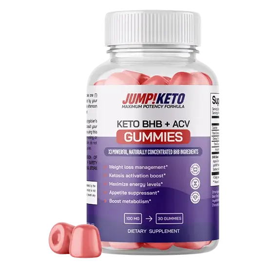 JumpKeto BHB + ACV Gummies With ACV